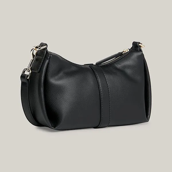 Túi Đeo Chéo Nữ Tommy Hilfiger TH Monogram Horsebit Crossover Bag AW15714 Màu Đen - Túi xách - Vua Hàng Hiệu