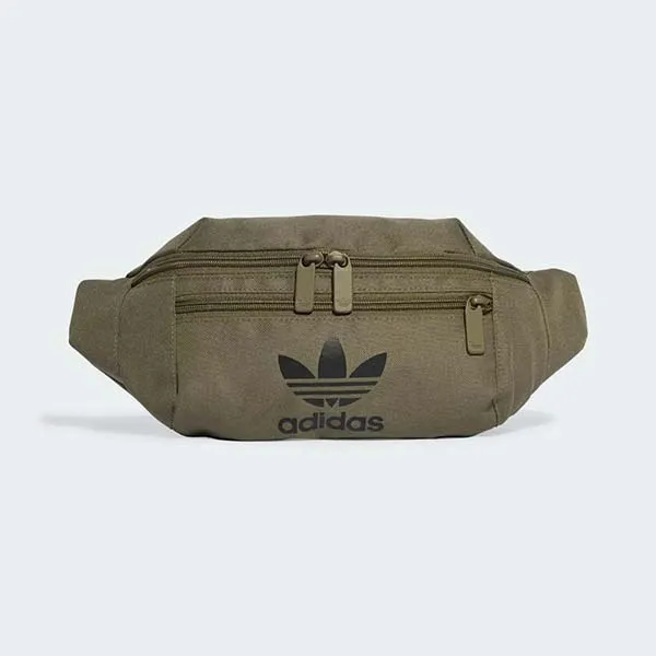 Túi Đeo Vai Nam Adidas Adicolor Classic Waist Bag Màu Xanh Olive - Túi xách - Vua Hàng Hiệu