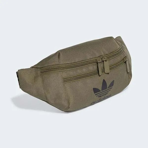 Túi Đeo Vai Nam Adidas Adicolor Classic Waist Bag Màu Xanh Olive - Túi xách - Vua Hàng Hiệu