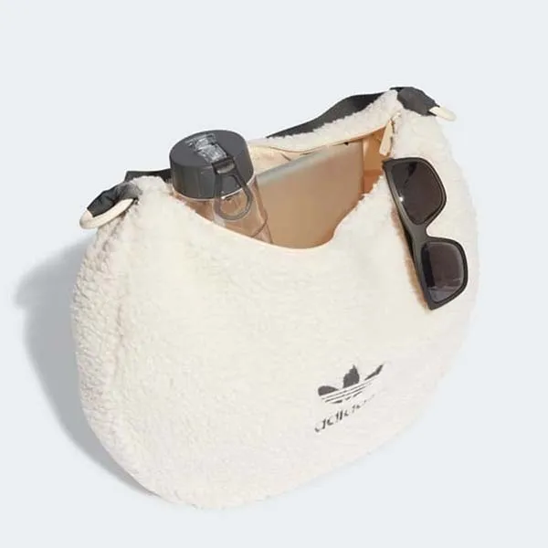 Túi Đeo Vai Nữ Adidas Fleece Shoulder Bag Foam Bag Wonder White II3399 Màu Trắng