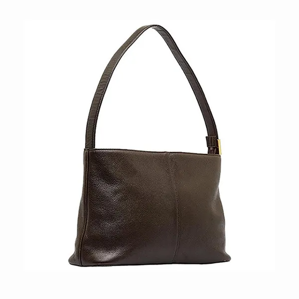 Túi Đeo Vai Nữ Burberry Leather Shoulder Bag Brown Màu Nâu Đậm - Túi xách - Vua Hàng Hiệu