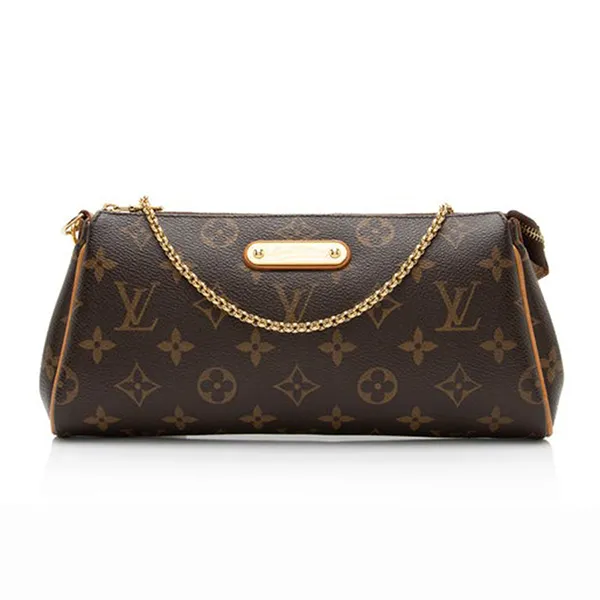 Túi Đeo Vai Nữ Louis Vuitton LV Monogram Canvas Eva Clutch Màu Nâu Đen - Túi xách - Vua Hàng Hiệu