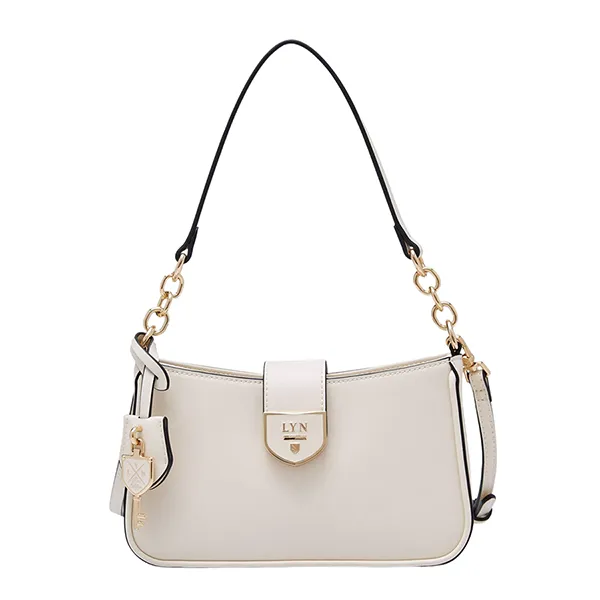 Túi Đeo Vai Nữ Lyn Re-Edit Ray Atella Shoulder Bags LL24CBS191 Màu Trắng - Túi xách - Vua Hàng Hiệu