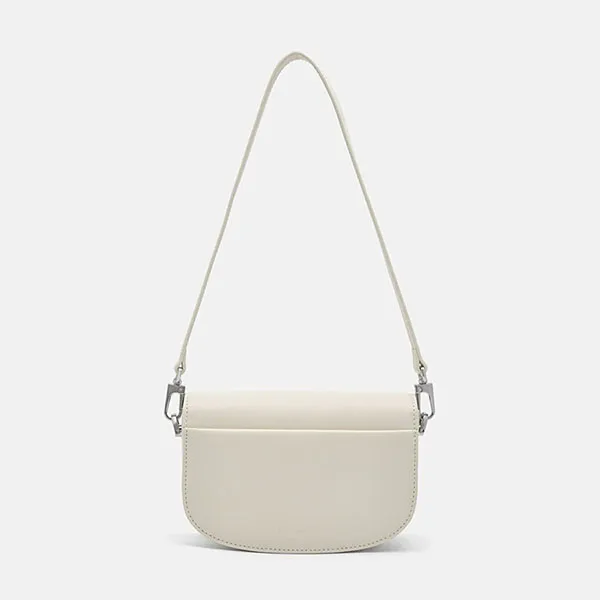 Túi Đeo Vai Nữ Pedro Icon Mini Leather Shoulder Bag 75210151-4 Màu Trắng Khóa Bạc - Túi xách - Vua Hàng Hiệu