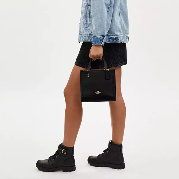 Túi Tote Nữ Coach Dempsey Tote 22 CO971 Màu Đen - Túi xách - Vua Hàng Hiệu