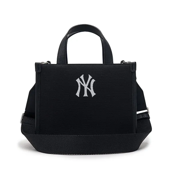 Túi Tote MLB Jacquard Varsity New York Yankees 3AORS024N-50BKS Màu Đen