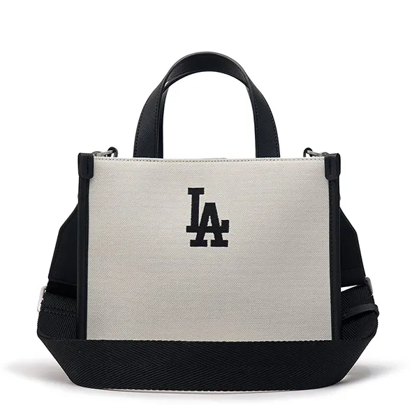 Túi Tote MLB Varsity Jacquard LA Dodgers 3AORS024N-07CRM Màu Đen Xám - Túi xách - Vua Hàng Hiệu
