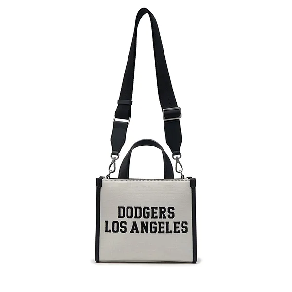 Túi Tote MLB Varsity Jacquard LA Dodgers 3AORS024N-07CRM Màu Đen Xám - Túi xách - Vua Hàng Hiệu