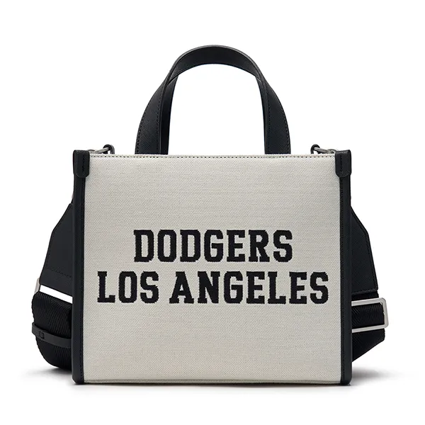 Túi Tote MLB Varsity Jacquard LA Dodgers 3AORS024N-07CRM Màu Đen Xám - Túi xách - Vua Hàng Hiệu