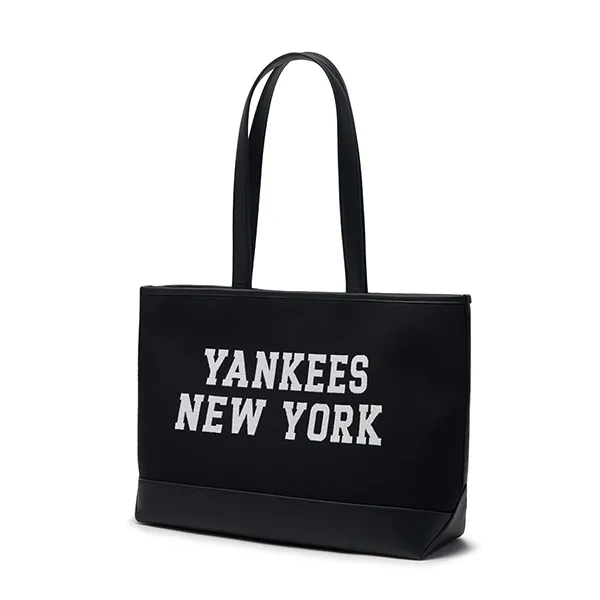 Túi Tote MLB Varsity Jacquard New York Yankees 3AORL104N-50BKS Màu Đen