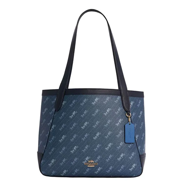 Túi Tote Nữ Coach Horse And Carriage Tote Bag 4061 Màu Xanh Denim