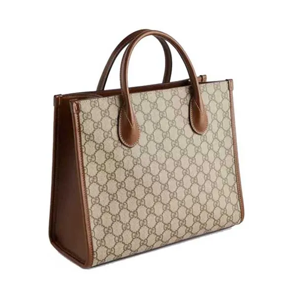 Túi Tote Nữ Gucci GG Bag Small Bag Màu Be Nâu - Túi xách - Vua Hàng Hiệu