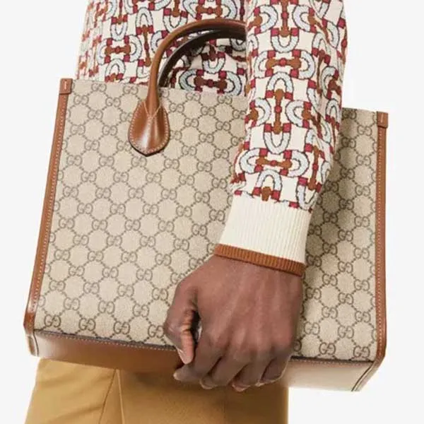 Túi Tote Nữ Gucci GG Bag Small Bag Màu Be Nâu - Túi xách - Vua Hàng Hiệu