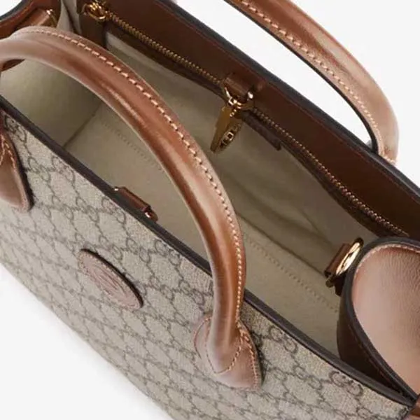 Túi Tote Nữ Gucci GG Bag Small Bag Màu Be Nâu - Túi xách - Vua Hàng Hiệu