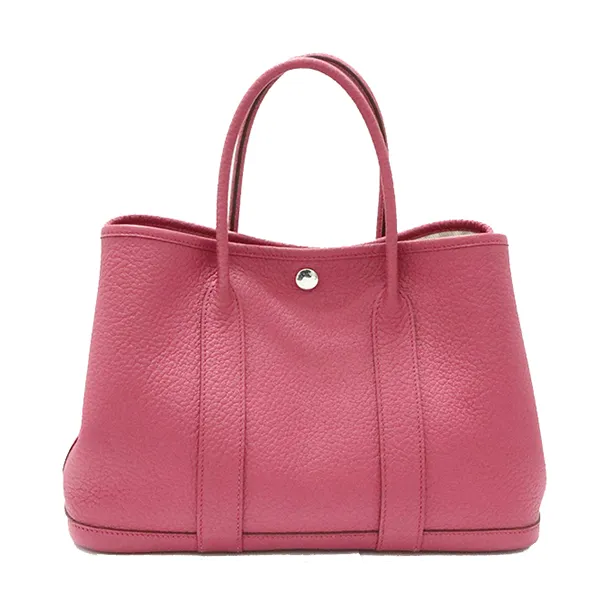 Túi Tote Nữ Hermès Garden Party TPM Hand Shoulder Bag Màu Hồng