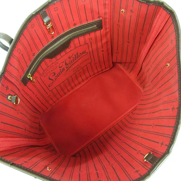 Túi Tote Nữ Louis Vuitton LV Damier Neverfull MM N51105 Ebene Màu Nâu Đen - Túi xách - Vua Hàng Hiệu