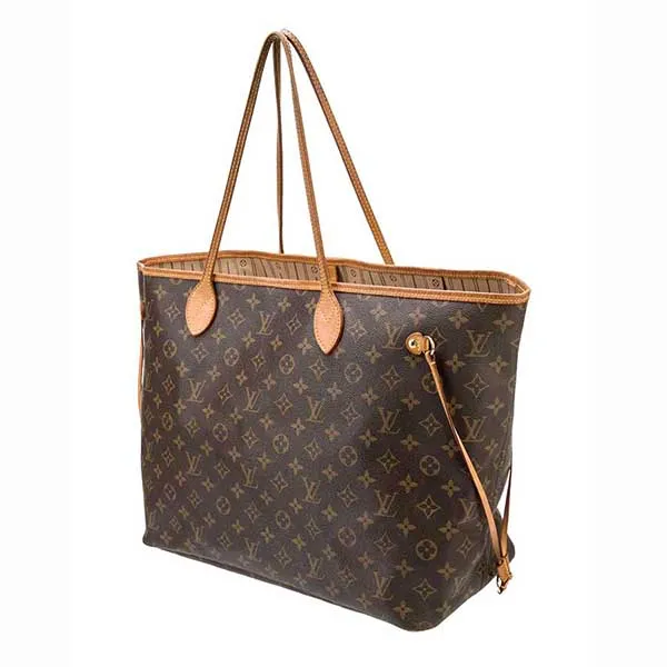 Túi Tote Nữ Louis Vuitton LV Monogram Neverfull GM Màu Nâu Đen - Túi xách - Vua Hàng Hiệu