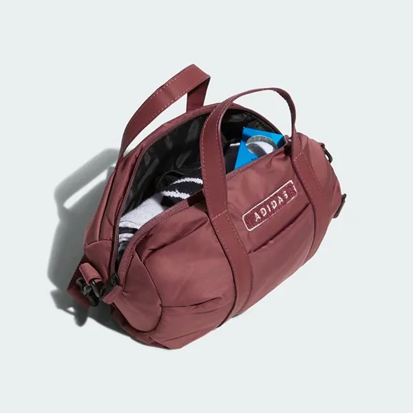 Túi Trống Adidas Padded Round Pouch Bag HG5633 Màu Đỏ Tía