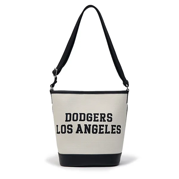 Túi Xách MLB Jacquard Varsity LA Dodgers 3ABMS024N-07CRM Màu Đen Xám