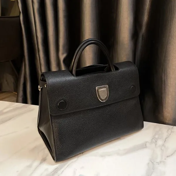Túi Xách Nữ Christian Dior Diorever Top Handle Màu Đen