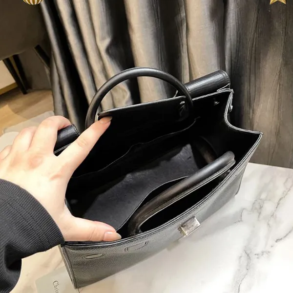Túi Xách Nữ Christian Dior Diorever Top Handle Màu Đen