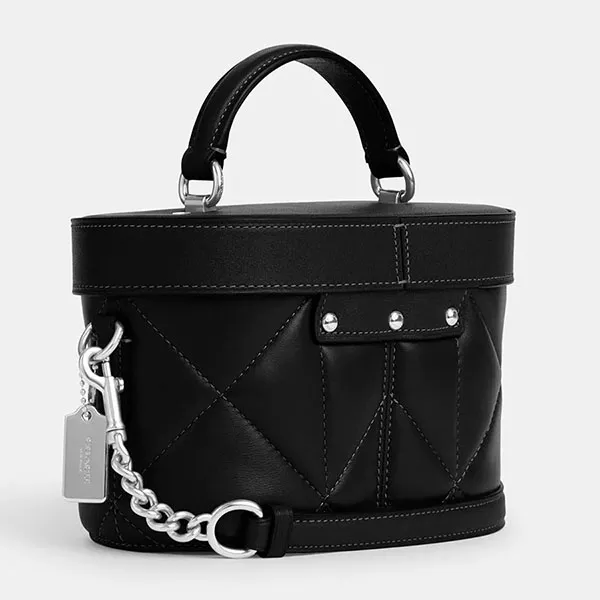 Túi Xách Nữ Coach Kay Crossbody With Puffy Diamond Quilting CM733 Màu Đen - Túi xách - Vua Hàng Hiệu