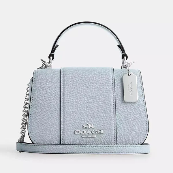 Túi Xách Nữ Coach Lysa Top Handle Pale Blue CM191 Màu Xanh Nhạt