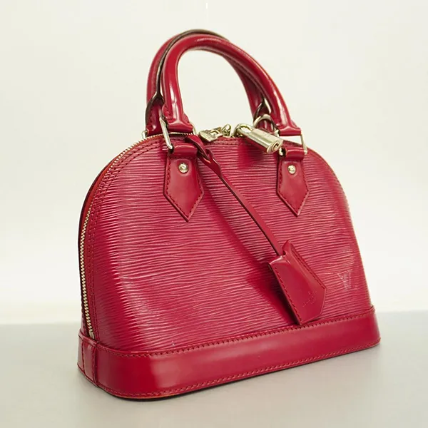 Túi Xách Nữ Louis Vuitton LV Alma BB Epi Leather Satchel Crossbody Bag Màu Hồng Đậm