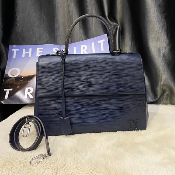 Túi Xách Nữ Louis Vuitton LV Cluny MM Blue Epi Leather Bag Màu Xanh Than - Túi xách - Vua Hàng Hiệu