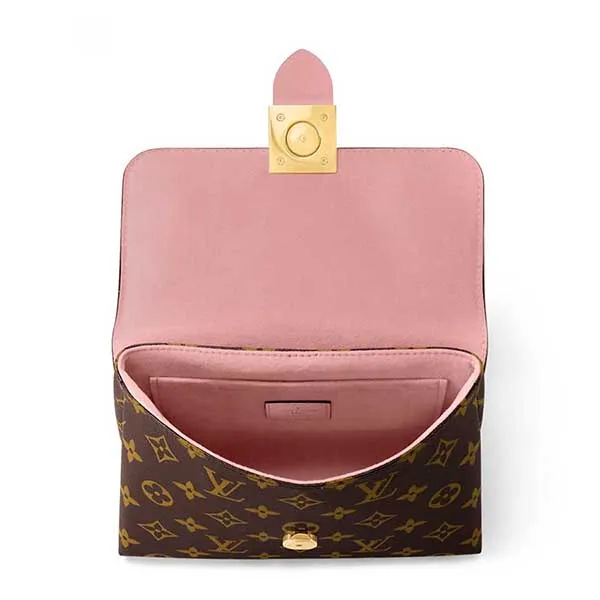 Túi Xách Nữ Louis Vuitton LV Locky BB Monogram Pink M44080 Bag Màu Nâu Hồng - Túi xách - Vua Hàng Hiệu
