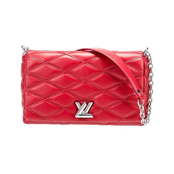 Túi Xách Nữ Louis Vuitton LV Malletage Twist Go-14 MM Màu Đỏ - Túi xách - Vua Hàng Hiệu