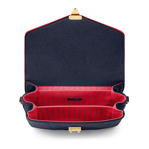 Túi Xách Nữ Louis Vuitton LV Monogram Empreinte Pochette Metis M44071 Màu Xanh Navy