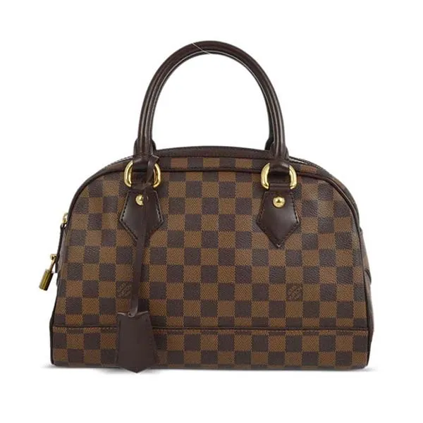 Túi Xách Nữ Louis Vuitton LV Pre-Owned N60008 Màu Nâu Đen
