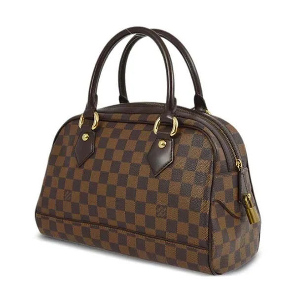 Túi Xách Nữ Louis Vuitton LV Pre-Owned N60008 Màu Nâu Đen