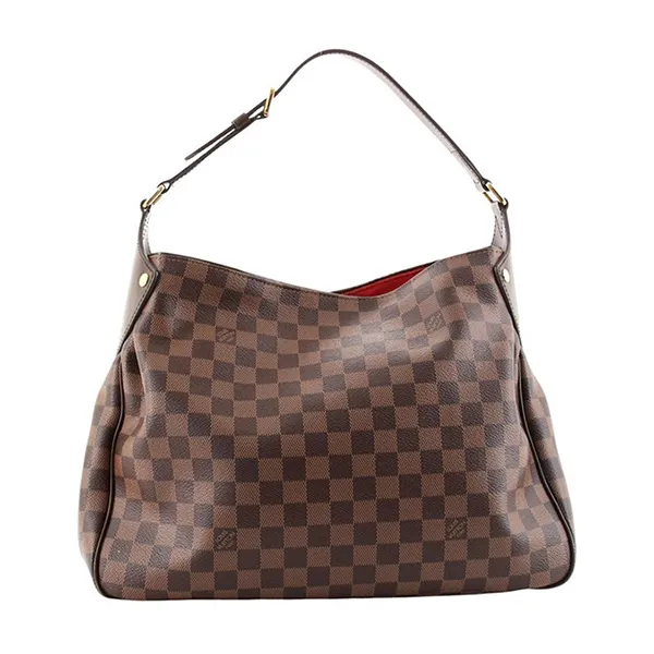 Túi Xách Nữ Louis Vuitton LV Reggia Handbag Damier Màu Nâu Đen