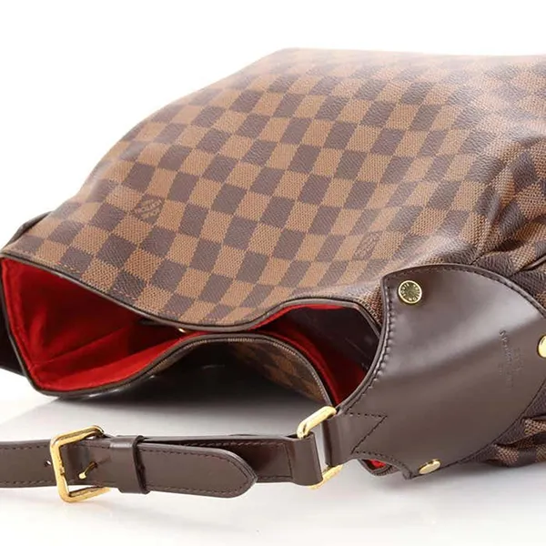 Túi Xách Nữ Louis Vuitton LV Reggia Handbag Damier Màu Nâu Đen