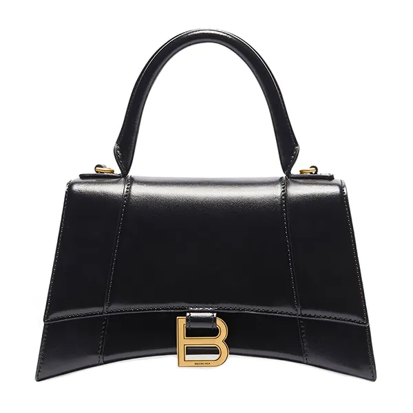 Túi Xách Tay Nữ Balenciaga Hourgla Small Top Handle Bag 5935461QJ4M1000 Màu Đen - Túi xách - Vua Hàng Hiệu