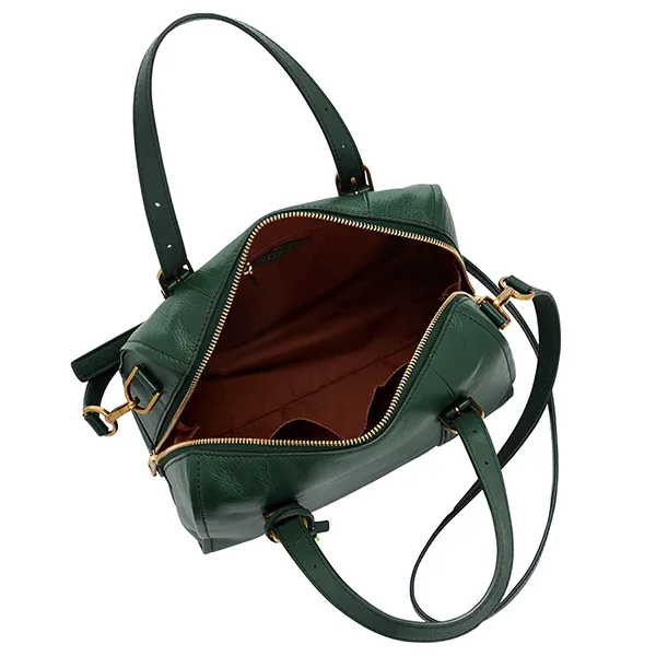 Túi Xách Tay Nữ Fossil Carlie Satchel Bag ZB1772298 Màu Xanh Lá