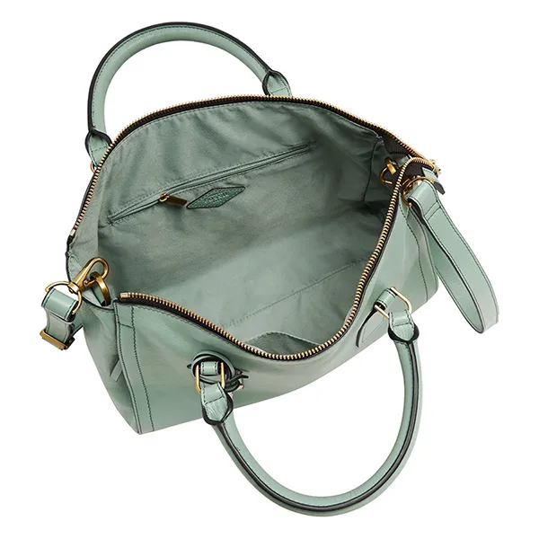 Túi Xách Tay Nữ Fossil Parker Satchel Bag ZB1709343 Màu Xanh Lá