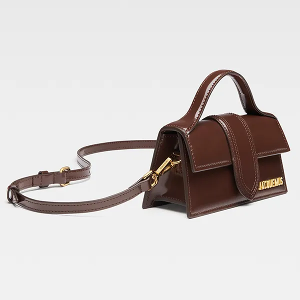Túi Xách Tay Nữ Jacquemus Le Bambino Le Chouchou Small Flap Bag 213BA006-3128-890 Màu Nâu Đậm
