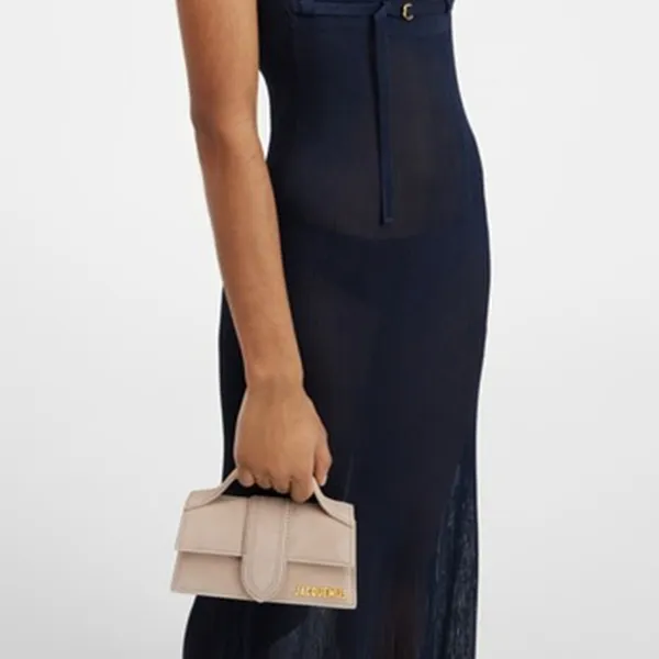 Túi Xách Tay Nữ Jacquemus Les Classiques Mini Flap Bag 213BA006-3066-180 Màu Be Đậm