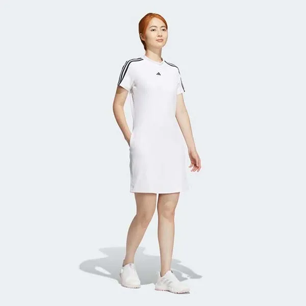 Váy Golf Nữ Adidas Women 3-Stripes Dress HS8986 Màu Trắng Size S - 3