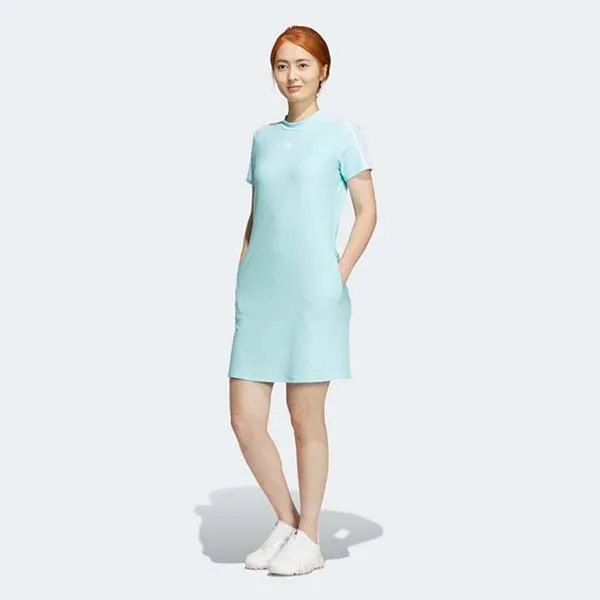 Váy Golf Nữ Adidas Women 3-Stripes Dress HS8988 Màu Xanh Size S - 1