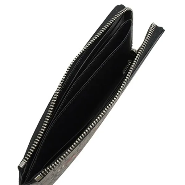 Ví Cầm Tay Nam Gucci GG Supreme Snake Zipper Long Wallet Màu Xám Đen - Túi xách - Vua Hàng Hiệu