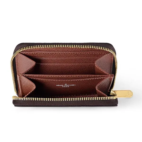 Ví Louis Vuitton LV Zippy Coin M60067 Màu Nâu Đen