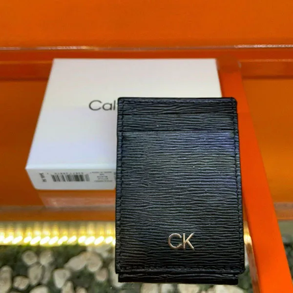 Ví Nam Calvin Klein CK Black Leather Wallet 31KA160001 Màu Đen - Túi xách - Vua Hàng Hiệu