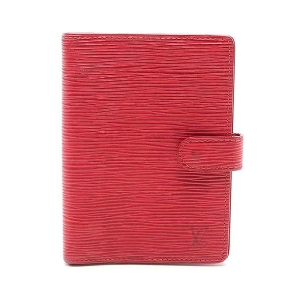 Ví Nữ Louis Vuitton LV Agenda Pm Epi Castilian Red Notebook Cover Leather Màu Đỏ - Túi xách - Vua Hàng Hiệu