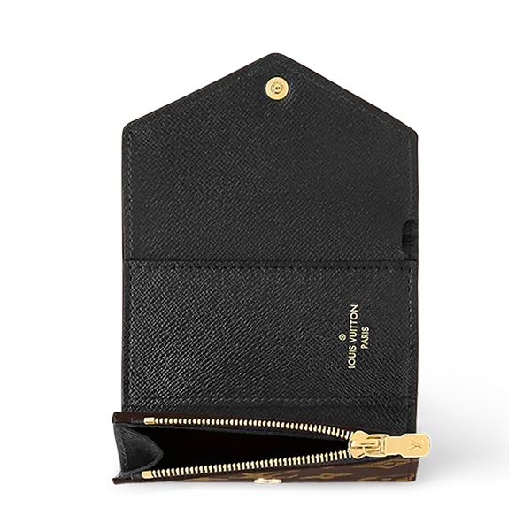 Ví Nữ Louis Vuitton LV Monogram Giant Pattern Zoé Wallet M80725 Màu Nâu Đen