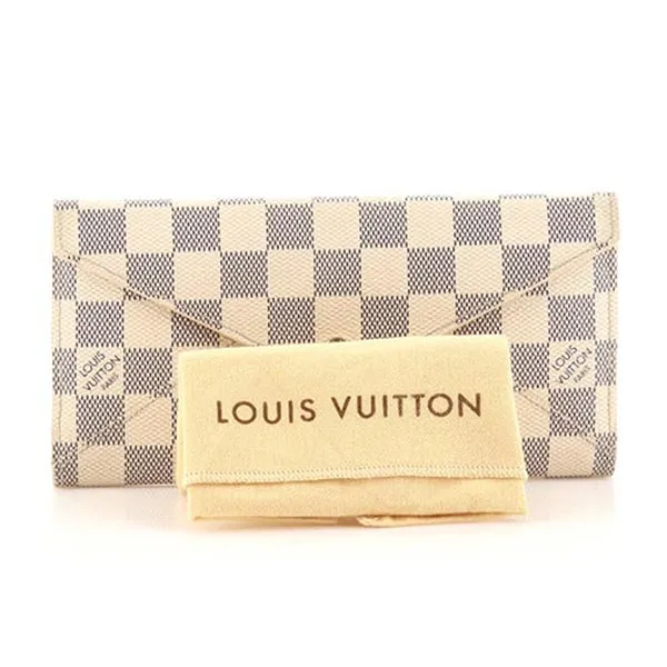 Ví Nữ Louis Vuitton LV Origami Wallet Damier Long Màu Be Đen