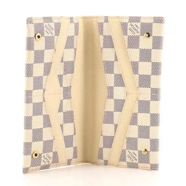 Ví Nữ Louis Vuitton LV Origami Wallet Damier Long Màu Be Đen